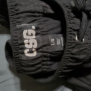 Mens drawstring CSG designer joggers